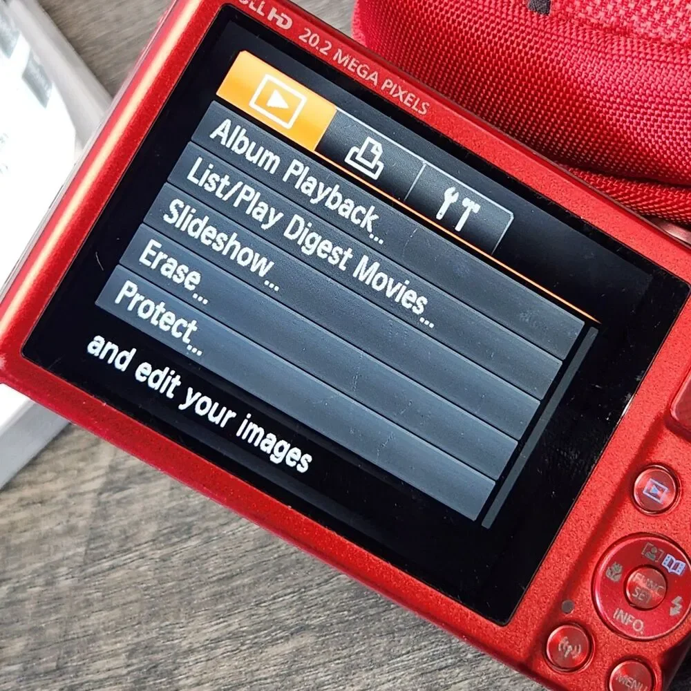 Canon PowerShot SX620 HS Red Camera 20.2MP 25x Wi-Fi 3